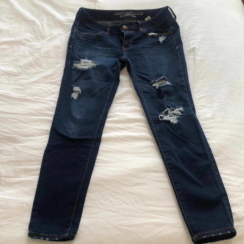 American Eagle women’s jeans. Jegging. Dark wash. Size 6 Short.